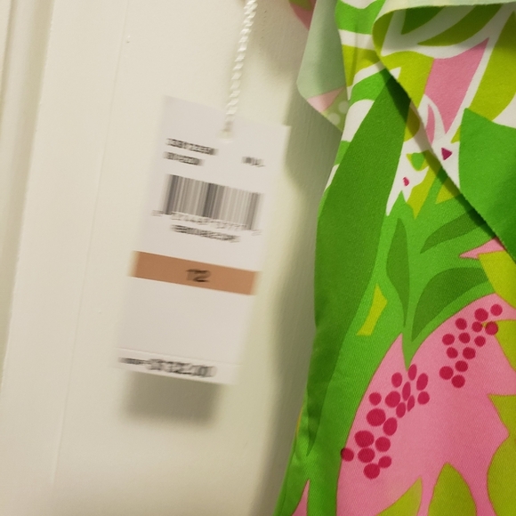 NWT Trina Turk Swim & Spa Collection Tropical Print Swimsuit Size 12, Ret. $132 - Picture 4 of 6